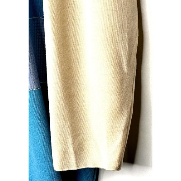 Stizzoli Womens Cardigan Sweater Lana Wool Textured Italy Multicolored Sz 60 - Picture 6 of 9